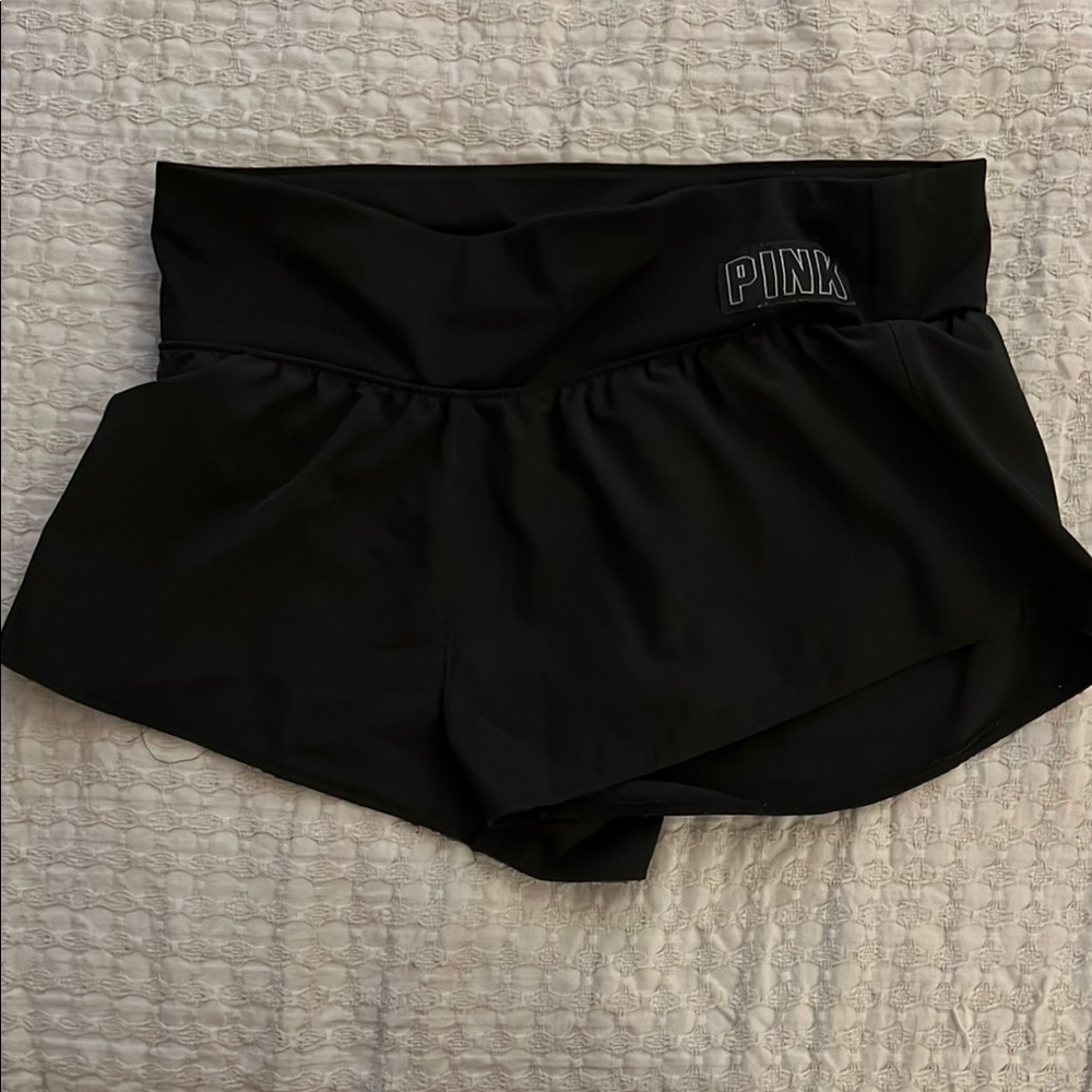 PINK Victoria's Secret Black Athletic Shorts
